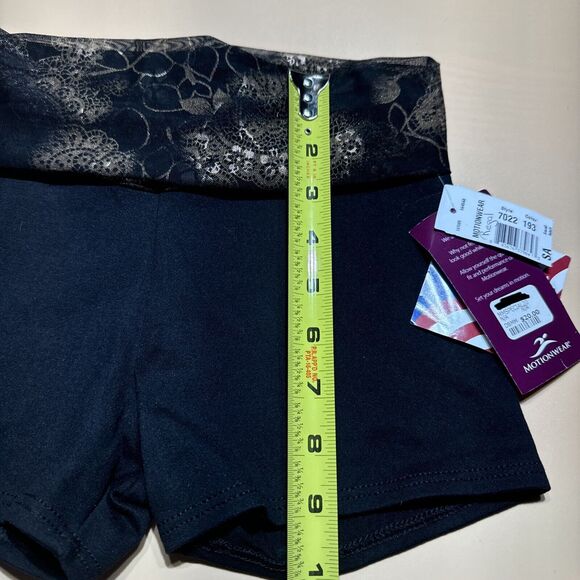 Motionwear Women’s Size Small Black Boy Cut Shorts-Dance, Gymnastics New - Picture 8 of 8